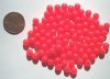 100 6mm Acrylic Opaque Red
